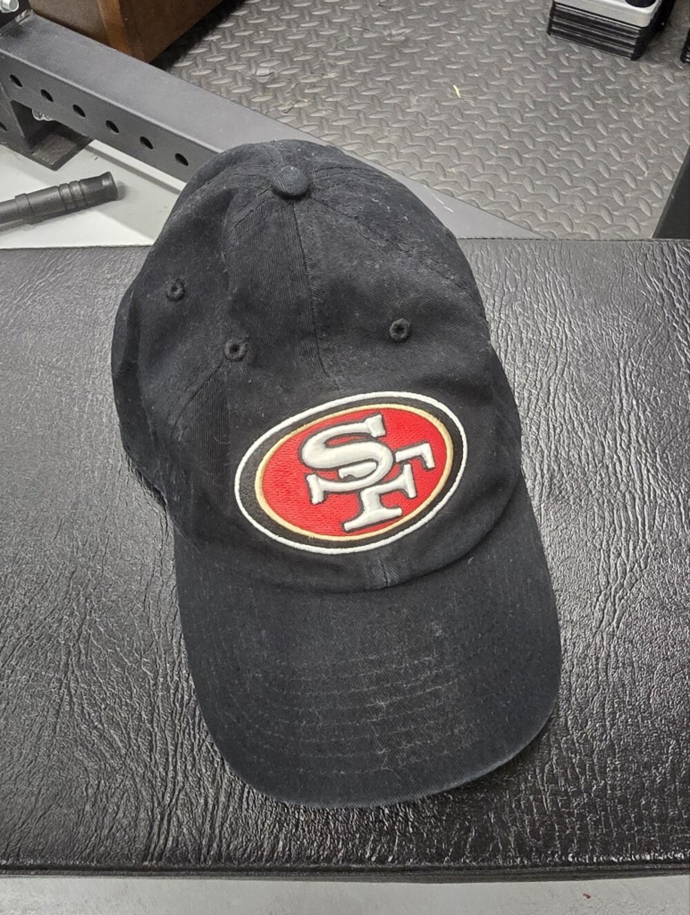 '47 San Francisco 49ers Black Cap with Red & Gold Logo